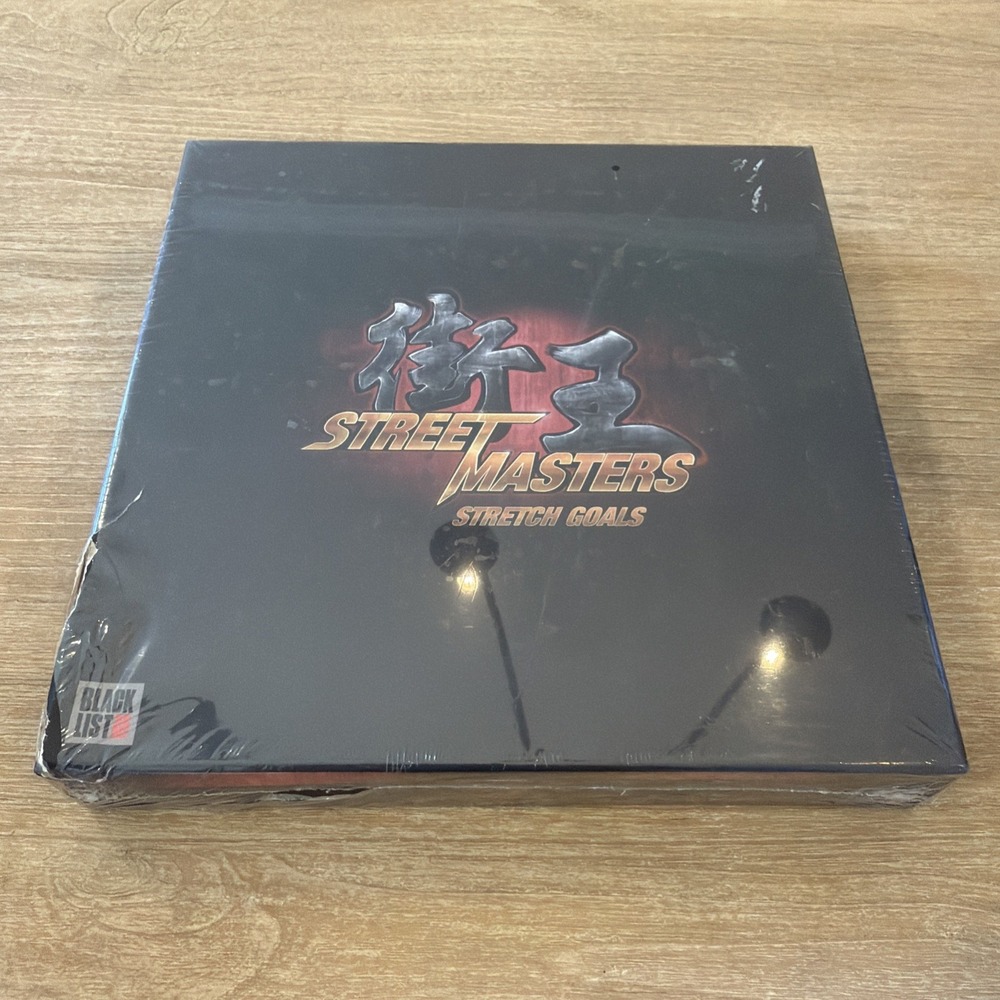 Blacklist Games Board Game Street Masters Stretch Goals Box New